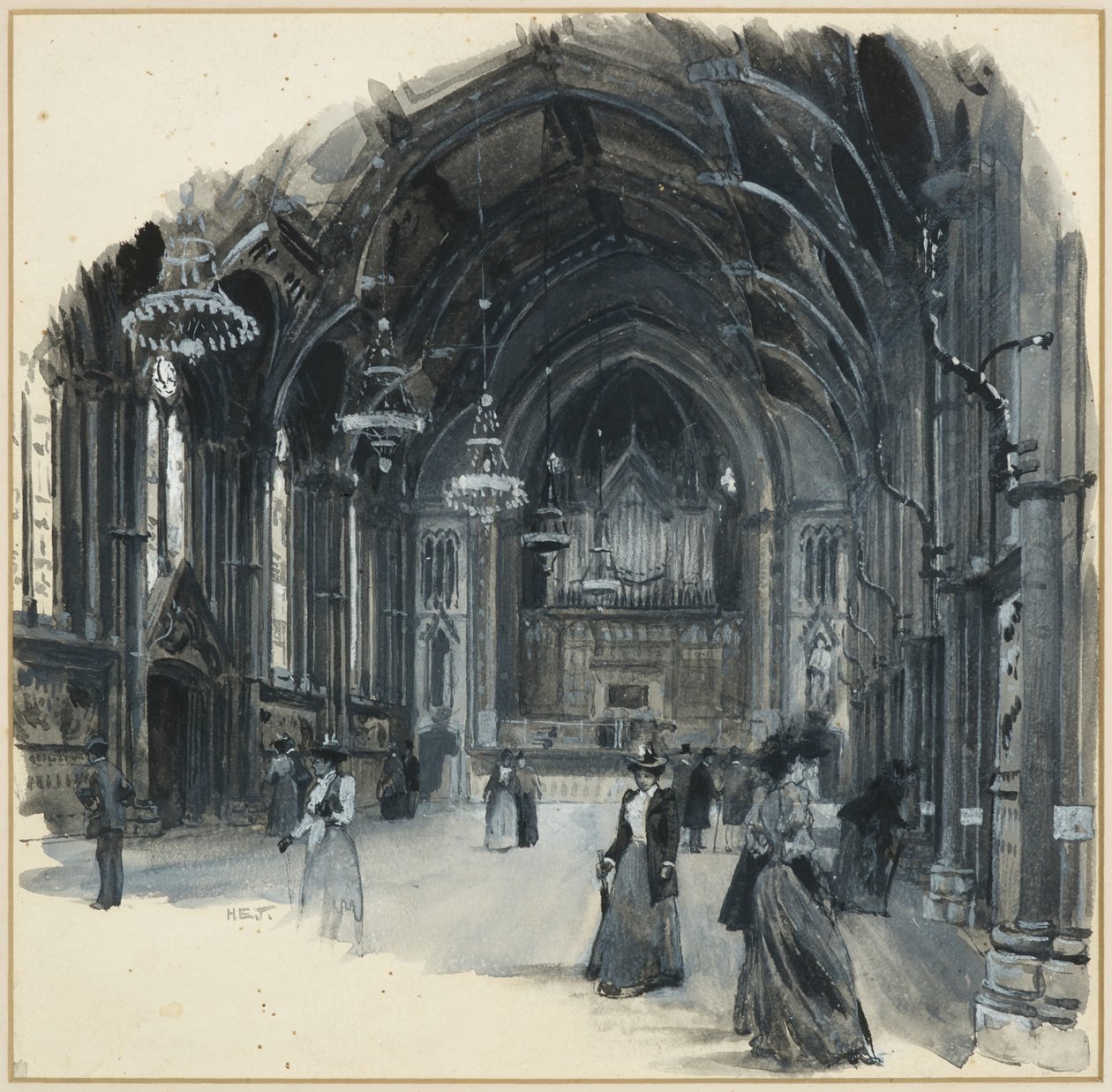 Great Hall, Town Hall by Henry Edward Tidmarsh