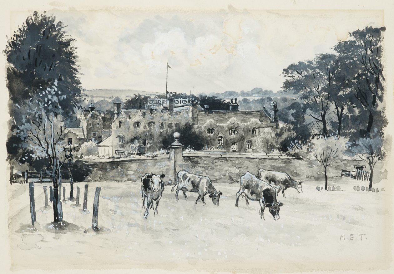 Marple Hall by Henry Edward Tidmarsh
