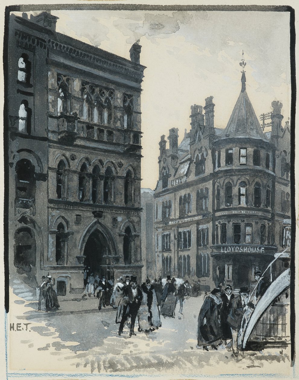 Memorial Hall, Albert Square by Henry Edward Tidmarsh