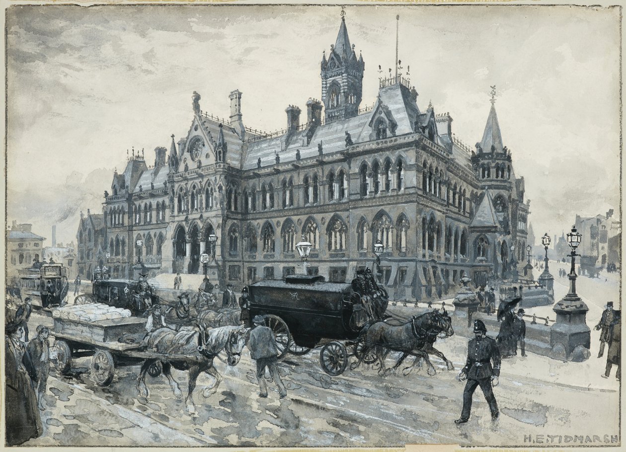 The Assize Courts by Henry Edward Tidmarsh: Fine art print