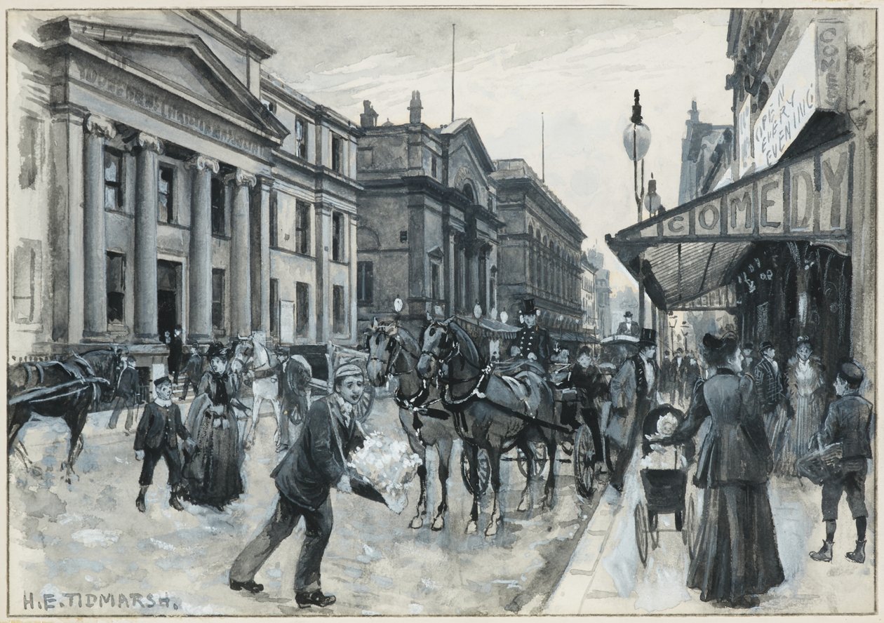 Y.M.C.A. Theatre Royal and Comedy Theatre by Henry Edward Tidmarsh