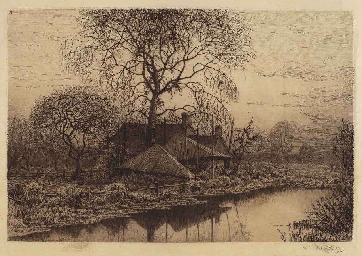 Untitled (Farmhouse, Long Island) by Henry Farrer