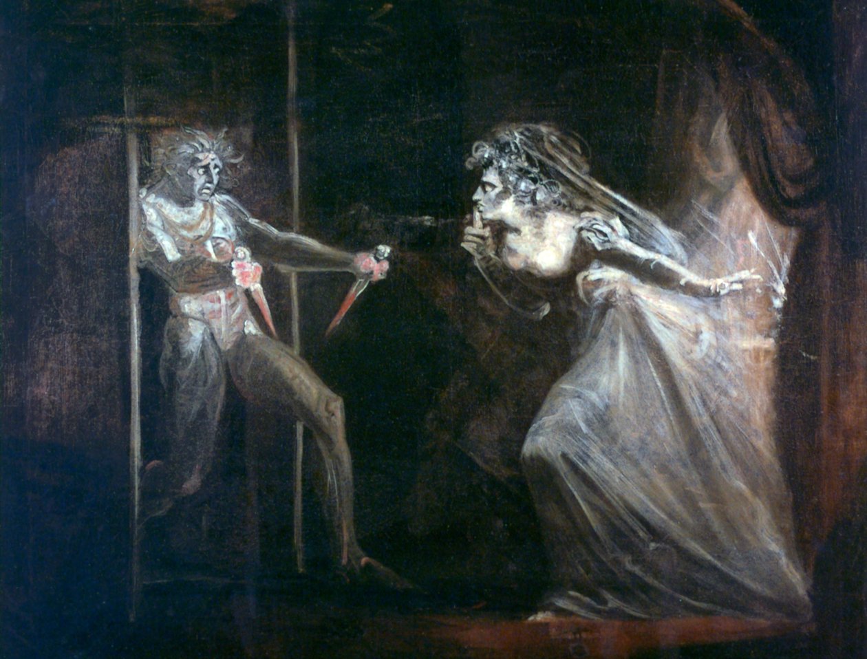 Lady Macbeth Seizing the Daggers, exhibited 1812 by Johann Heinrich Füssli