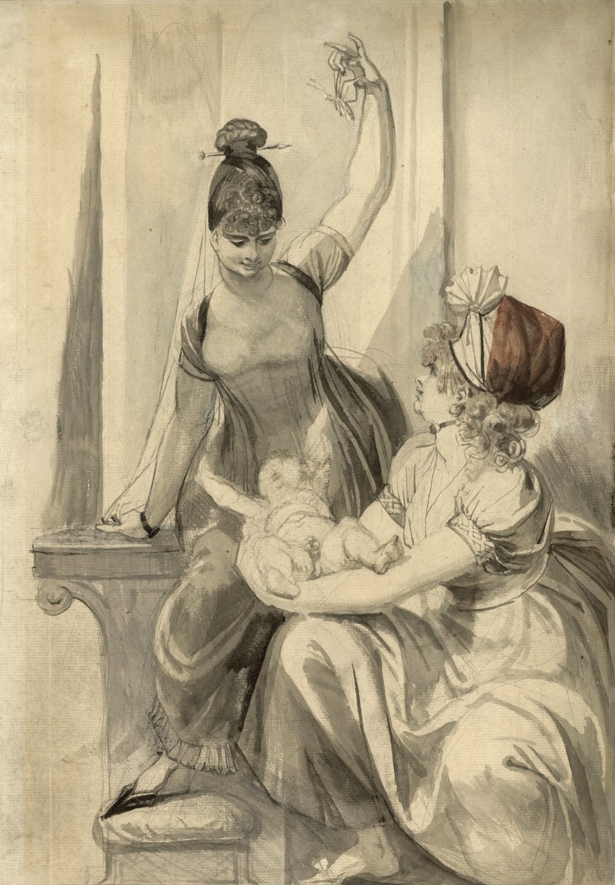 Mother and Her Family in the Country by Johann Heinrich Füssli