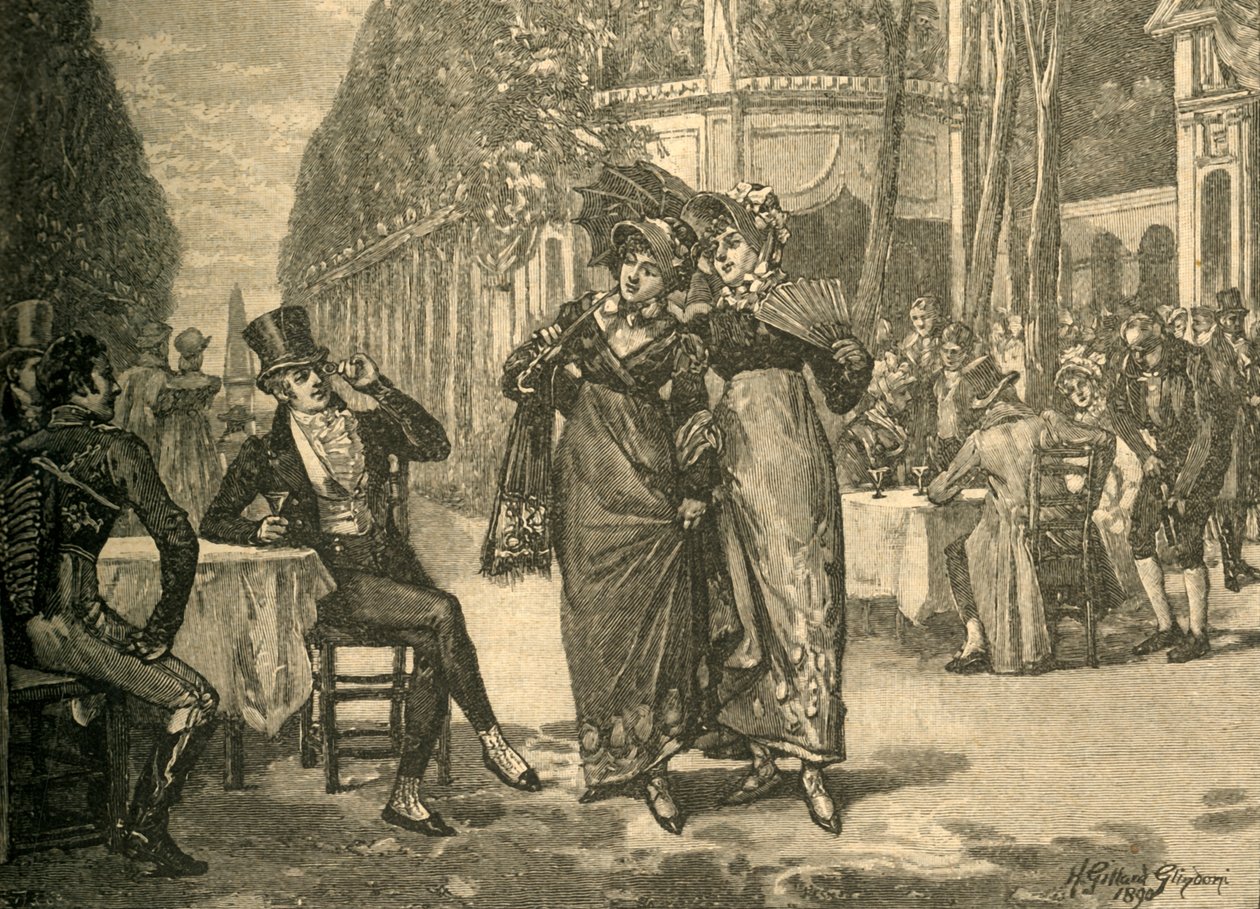 Beaus and Belles of the Regency Period by Henry Gillard Glindoni