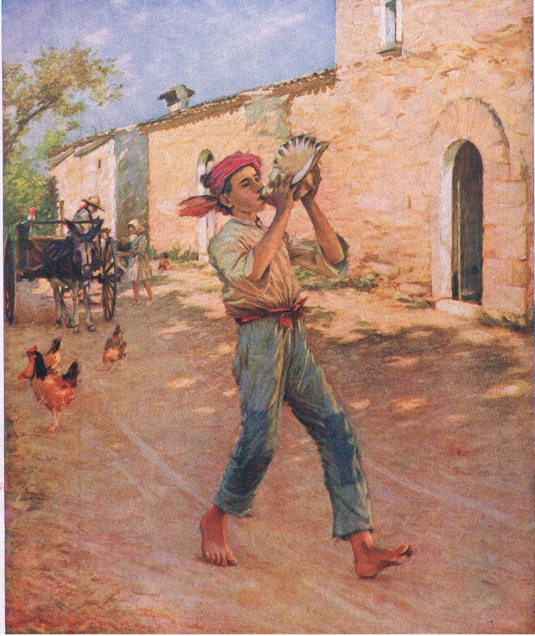 Crying Fish in Spain, Illustration from My Magazine, 1925 by Henry Herbert La Thangue