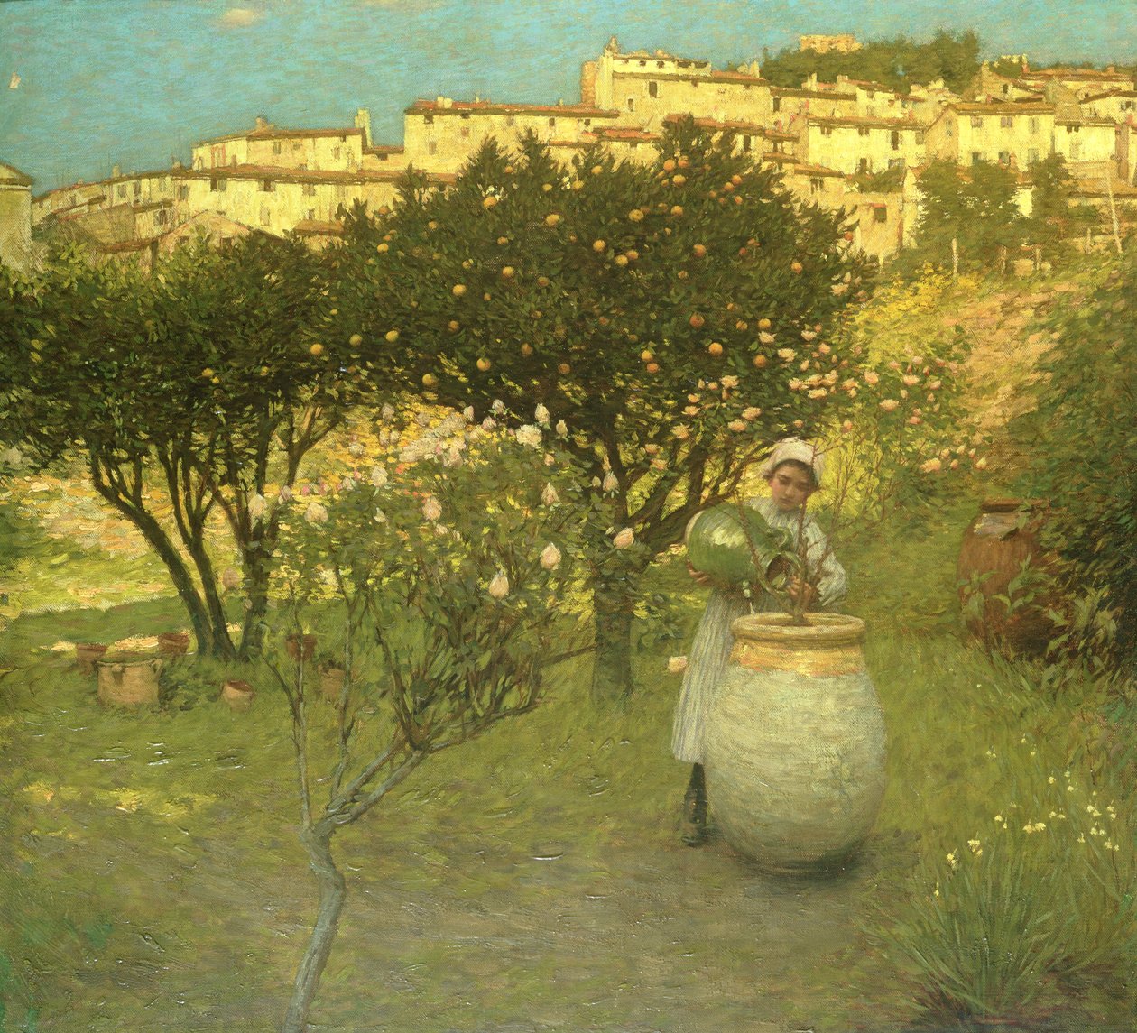 December in Provence by Henry Herbert La Thangue