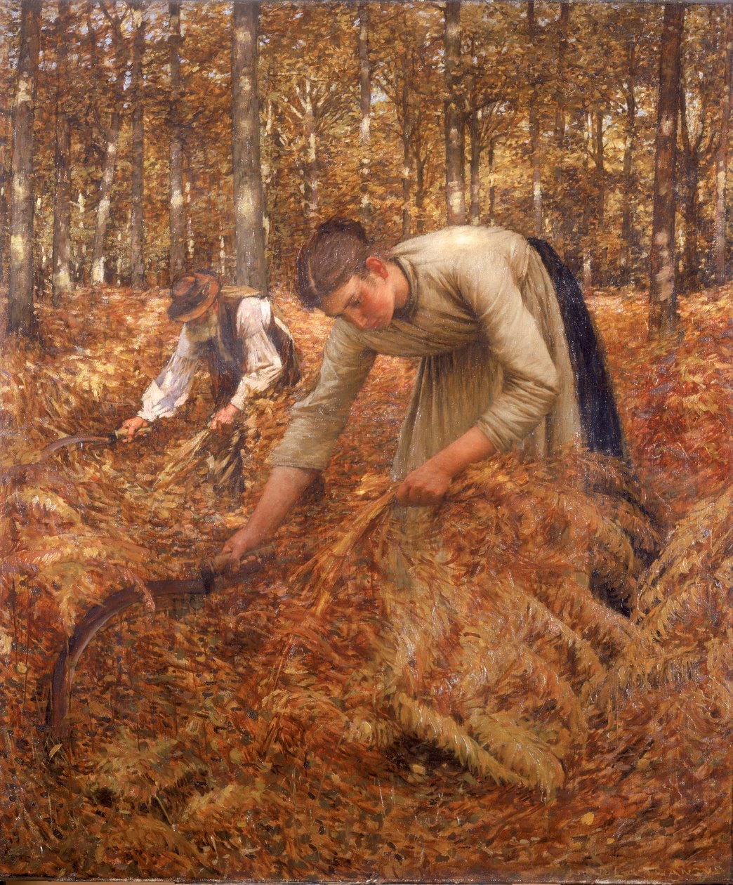 Gathering Bracken, c.1899 by Henry Herbert La Thangue