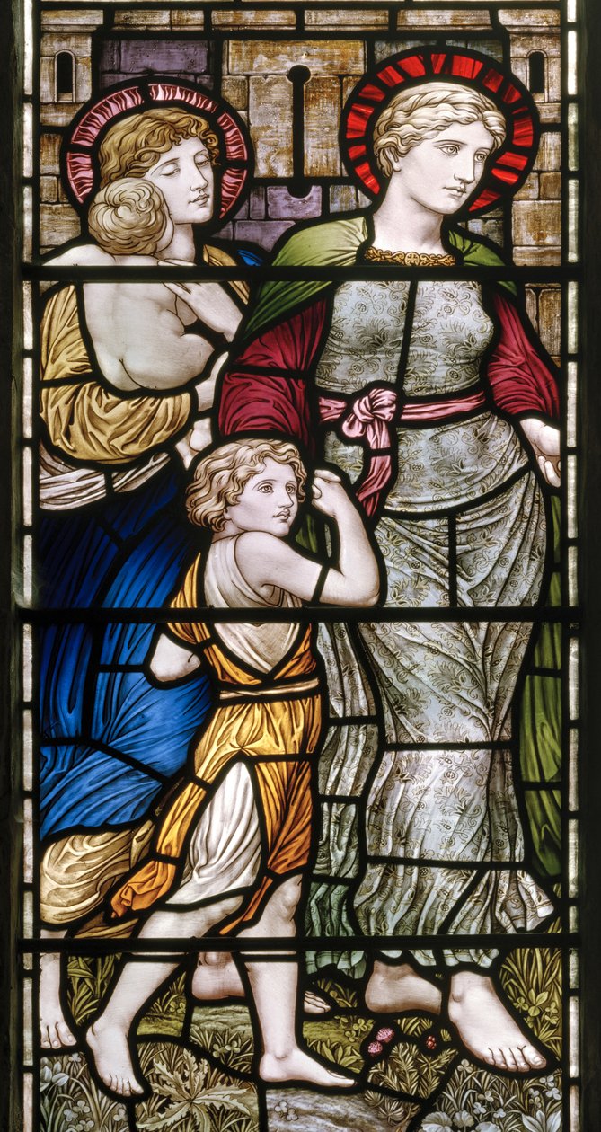 The Barcote Chapel, Charity by Henry Holiday