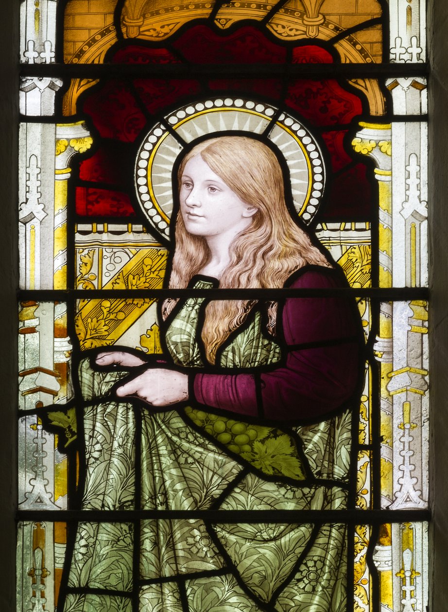 Cambridge, Trinity College, Heaton Butler & Bayne, Henry Holiday, Phoebe, adapted from Carl Almquist by Henry Holiday