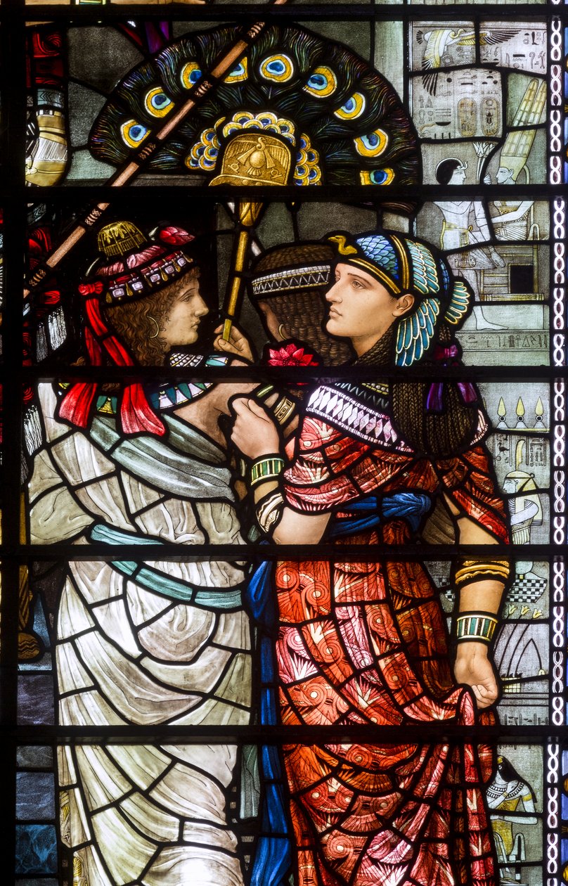 Moses Leaving The Court Of Pharaoh (detail) by Henry Holiday