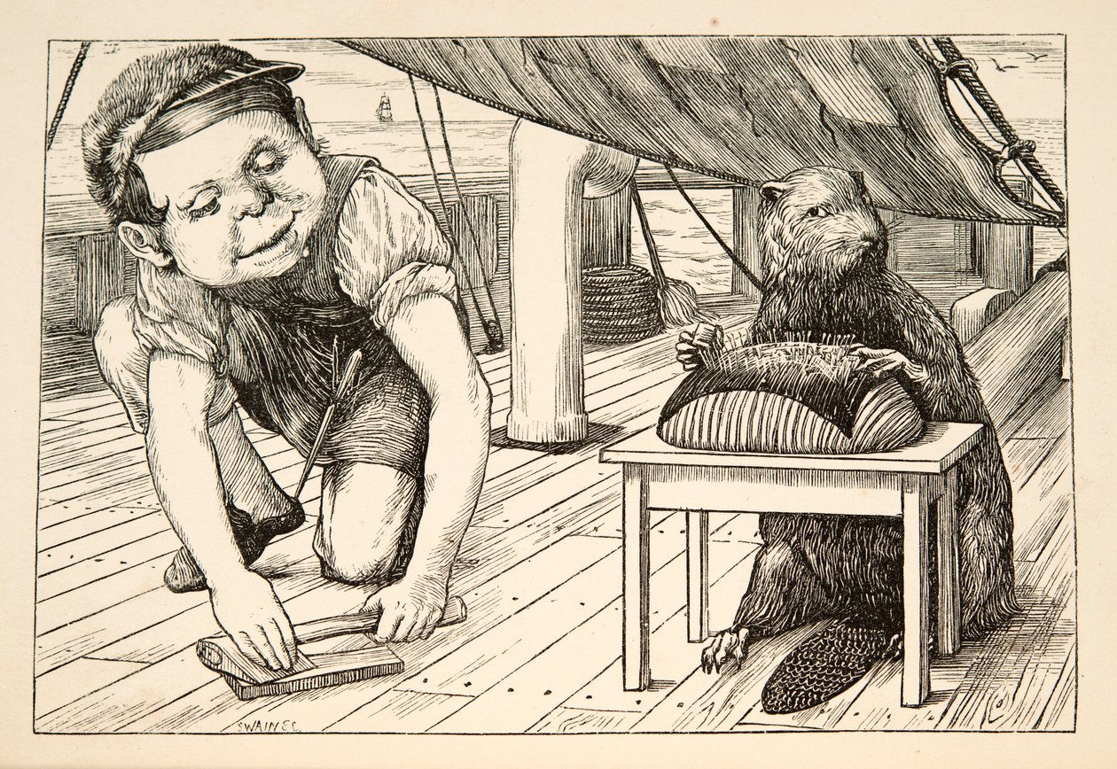 The Beaver kept looking the opposite way by Henry Holiday