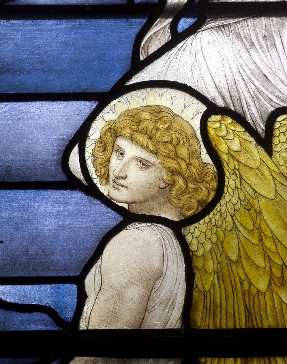 Jacobs Ladder, Angel (detail) by Henry Holiday