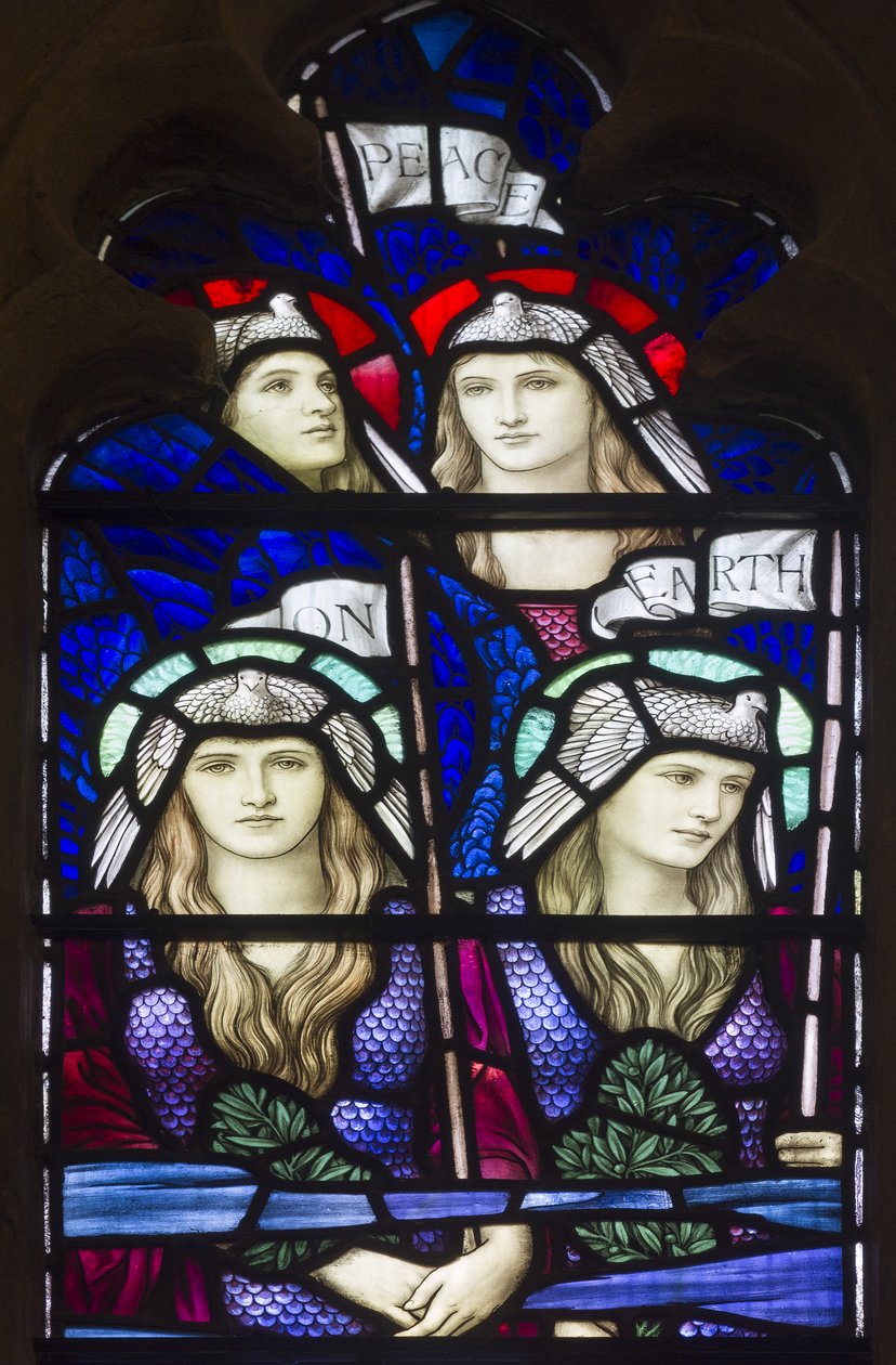 Peace On Earth, Angels by Henry Holiday
