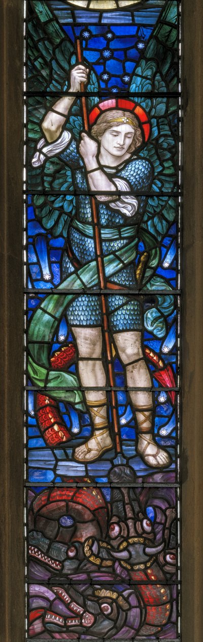 The Archangel St Michael & Dragons by Henry Holiday