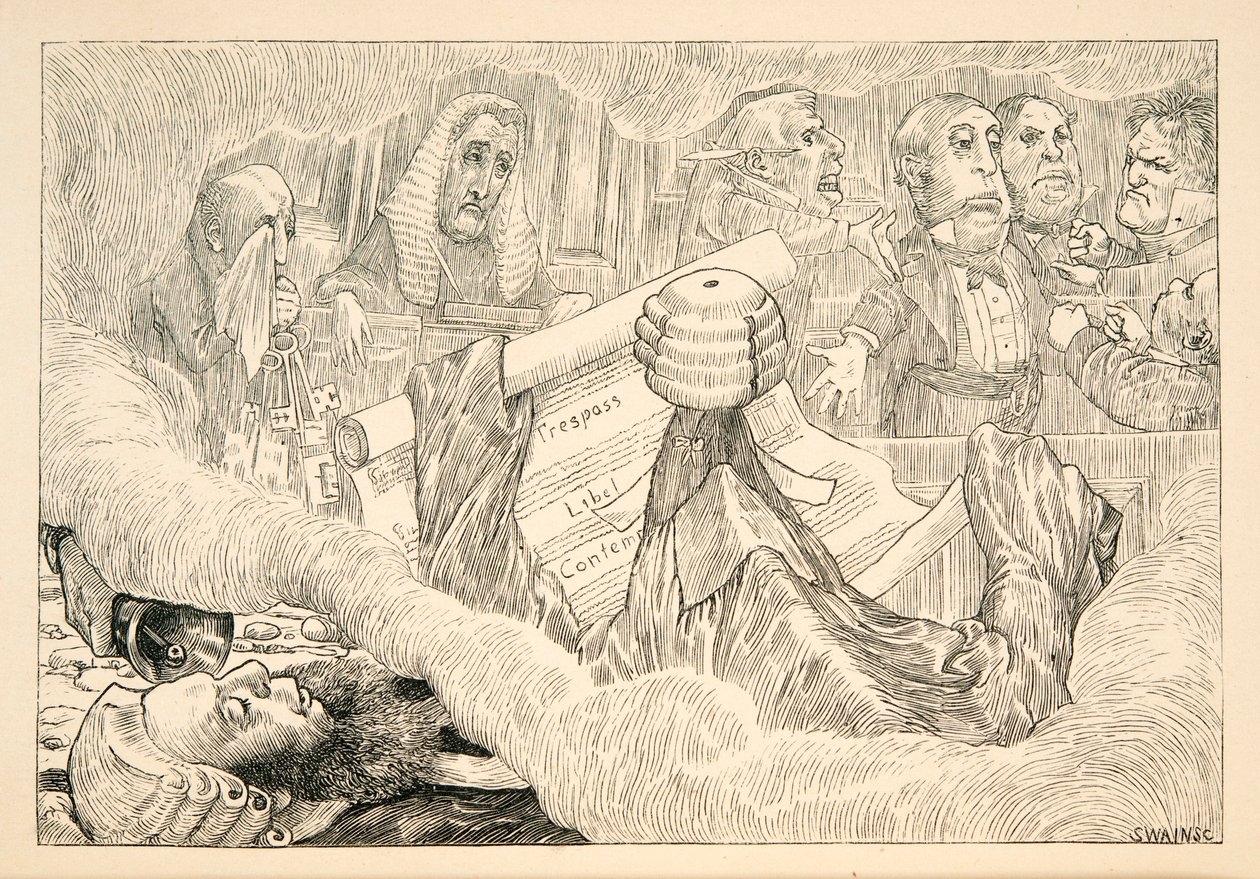 You Must Know - Said the Judge but the Snark Exclaimed Fudge! by Henry Holiday