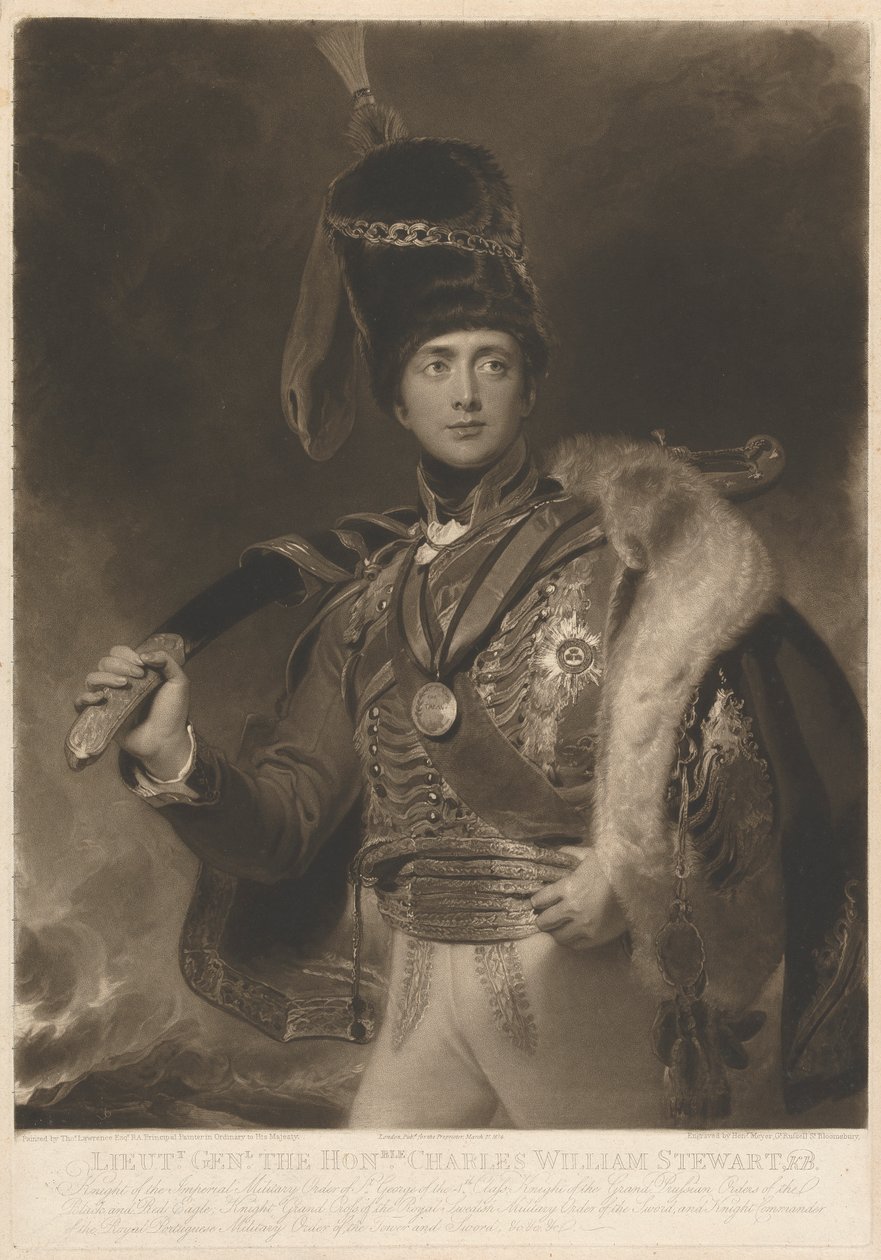 Honourable Charles William Steward Vane, 3rd Marquess of Londonderry by Henry Hoppner Meyer