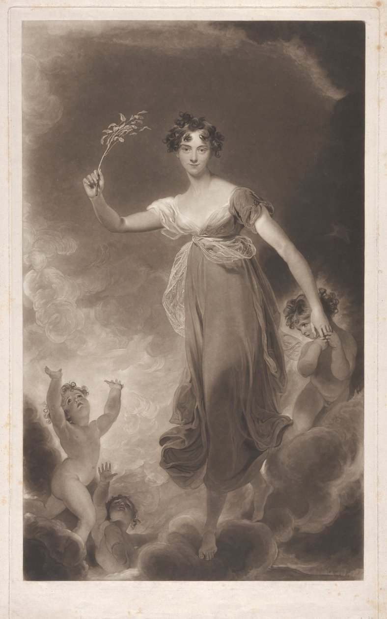 Lady Leicester as Hope by Henry Hoppner Meyer