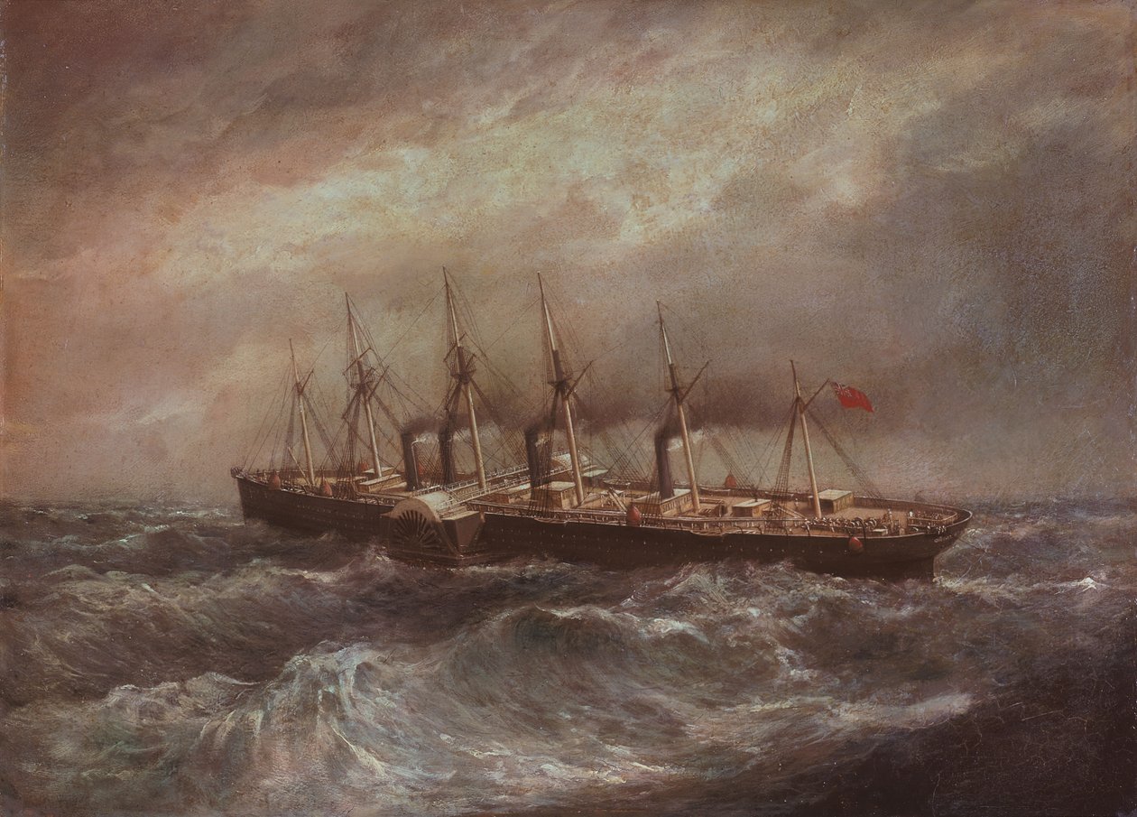 The steamship 