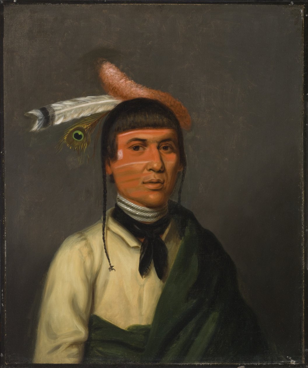 No-Tin (Wind), an Ojibwe Leader by Henry Inman