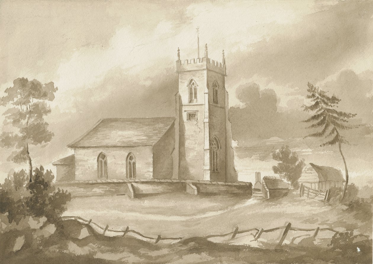 Codsall Church by Henry James Noyes