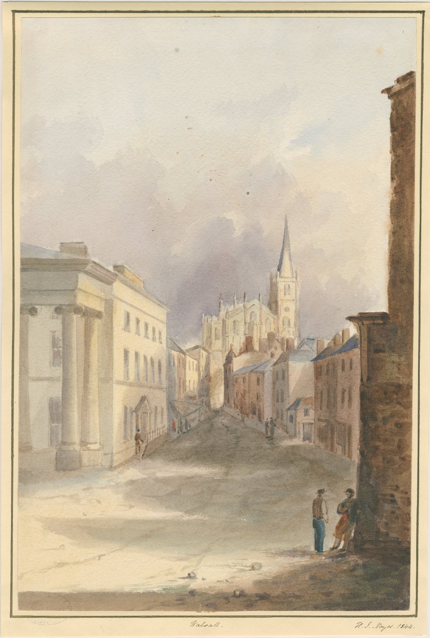 Walsall Town and Church by Henry James Noyes