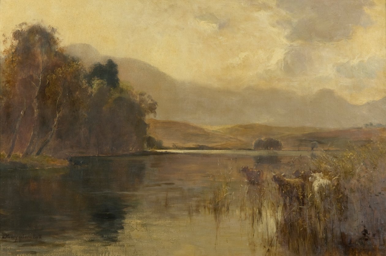 Autumn, Loch Meikle, Inverness-shire by Henry Jobson Bell