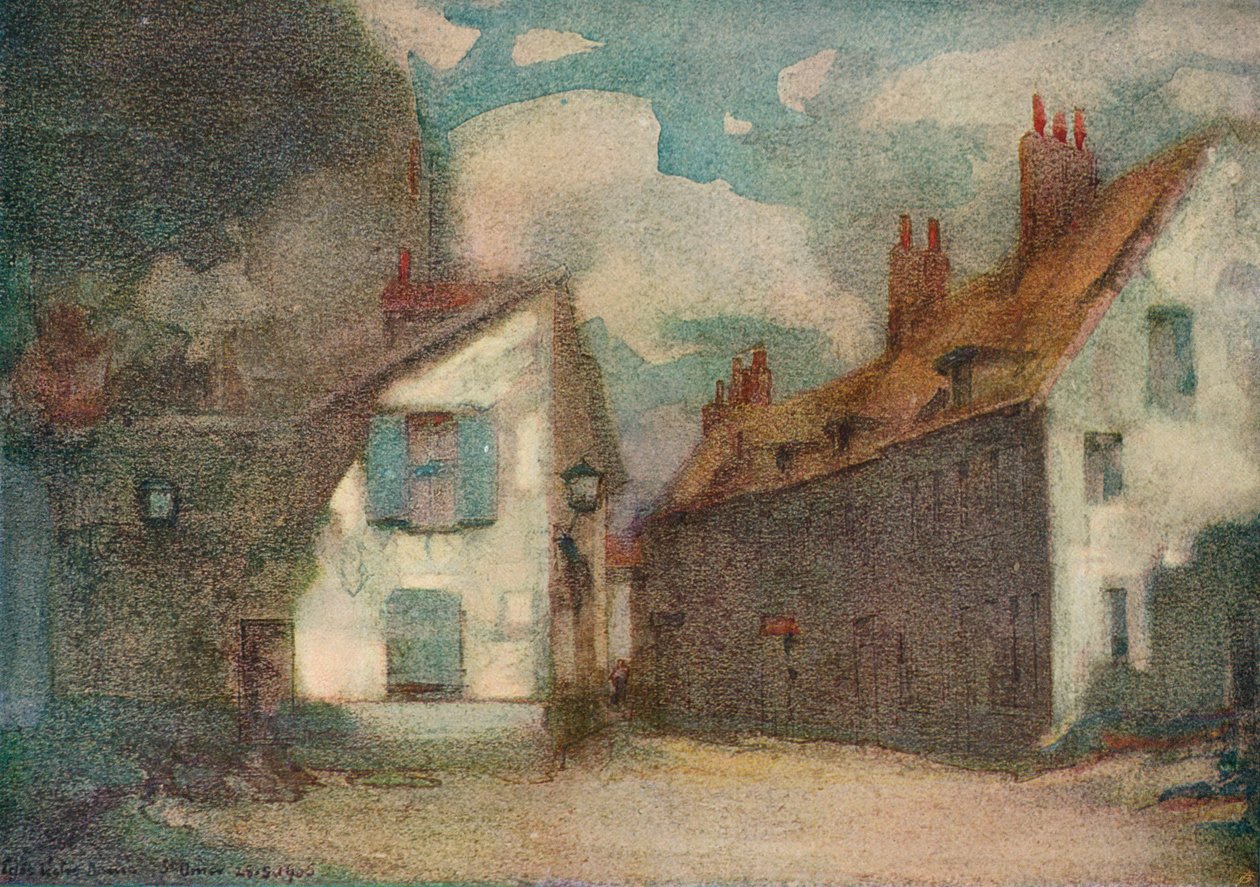 The Enclosure of Notre Dame, St. Omer, 19th century by Henry John Boddington
