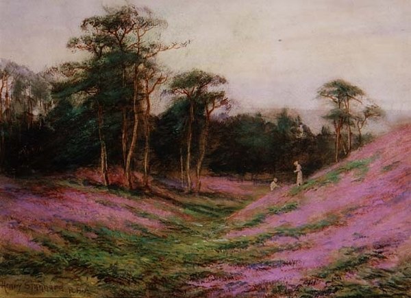 Near Romans Camp, Sheringham, Norfolk by Henry John Sylvester Stannard