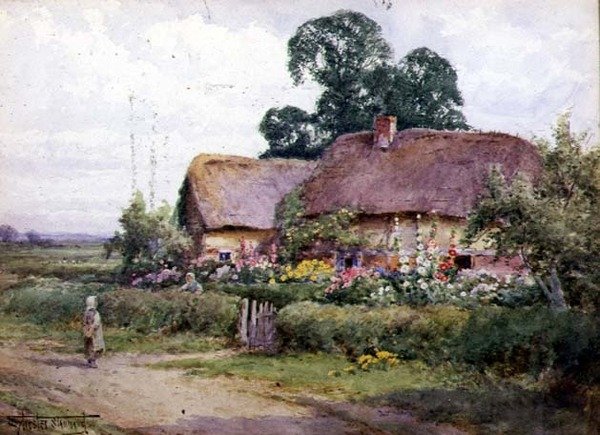 Near Welford on Avon by Henry John Sylvester Stannard