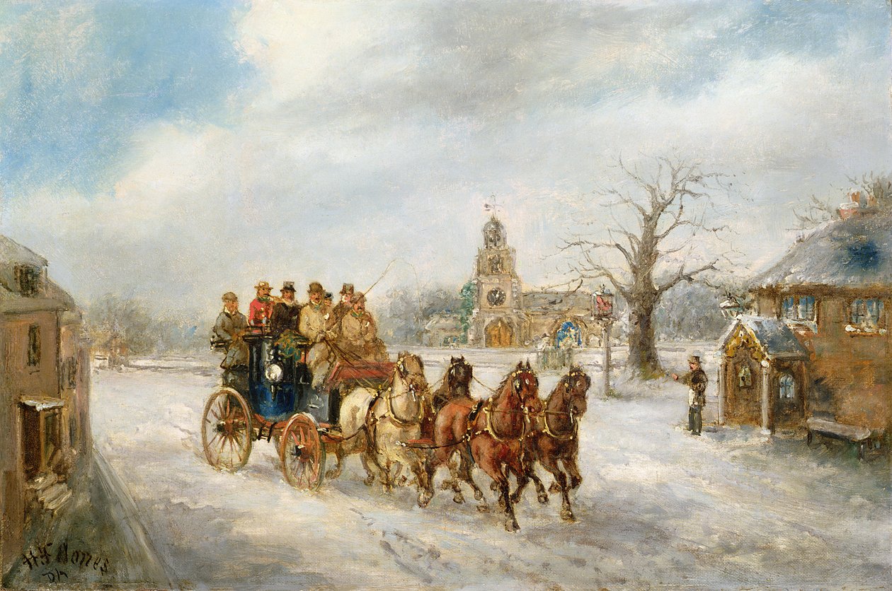 The Uxbridge Coach near Hillingdon by Henry Jones