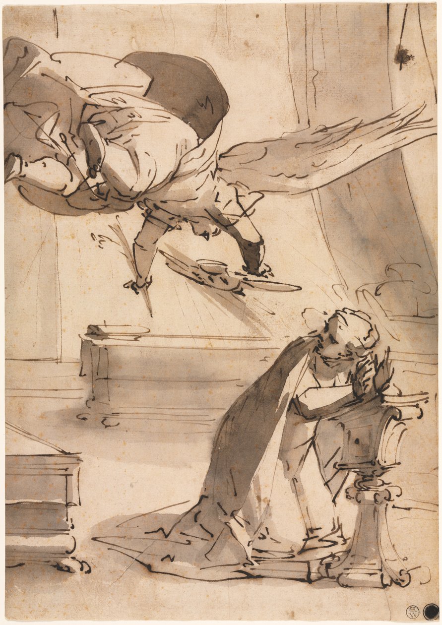 The Annunciation by Henry Joseph Redouté