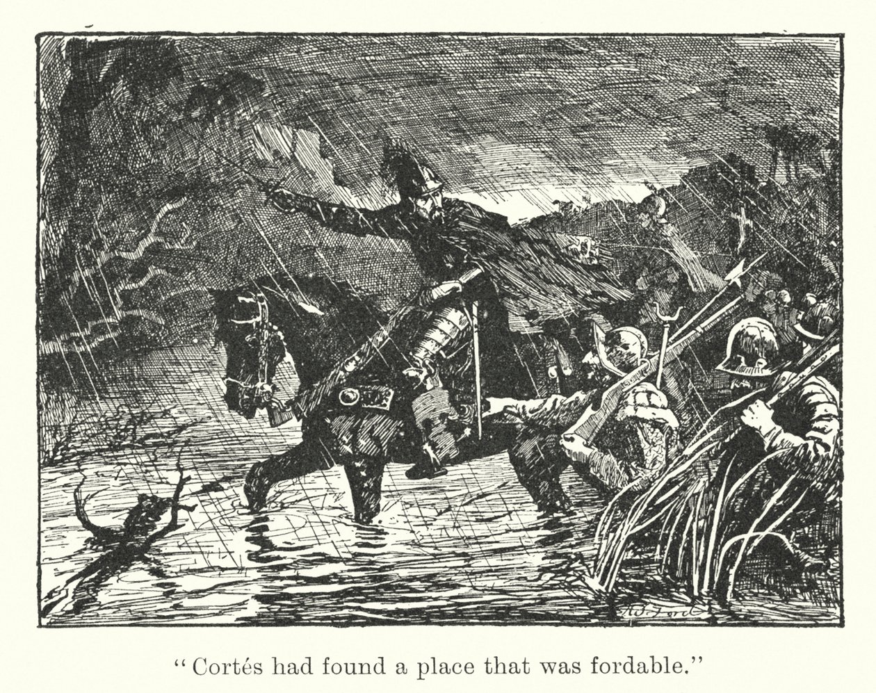 Cortes had found a place that was fordable by Henry Justice Ford