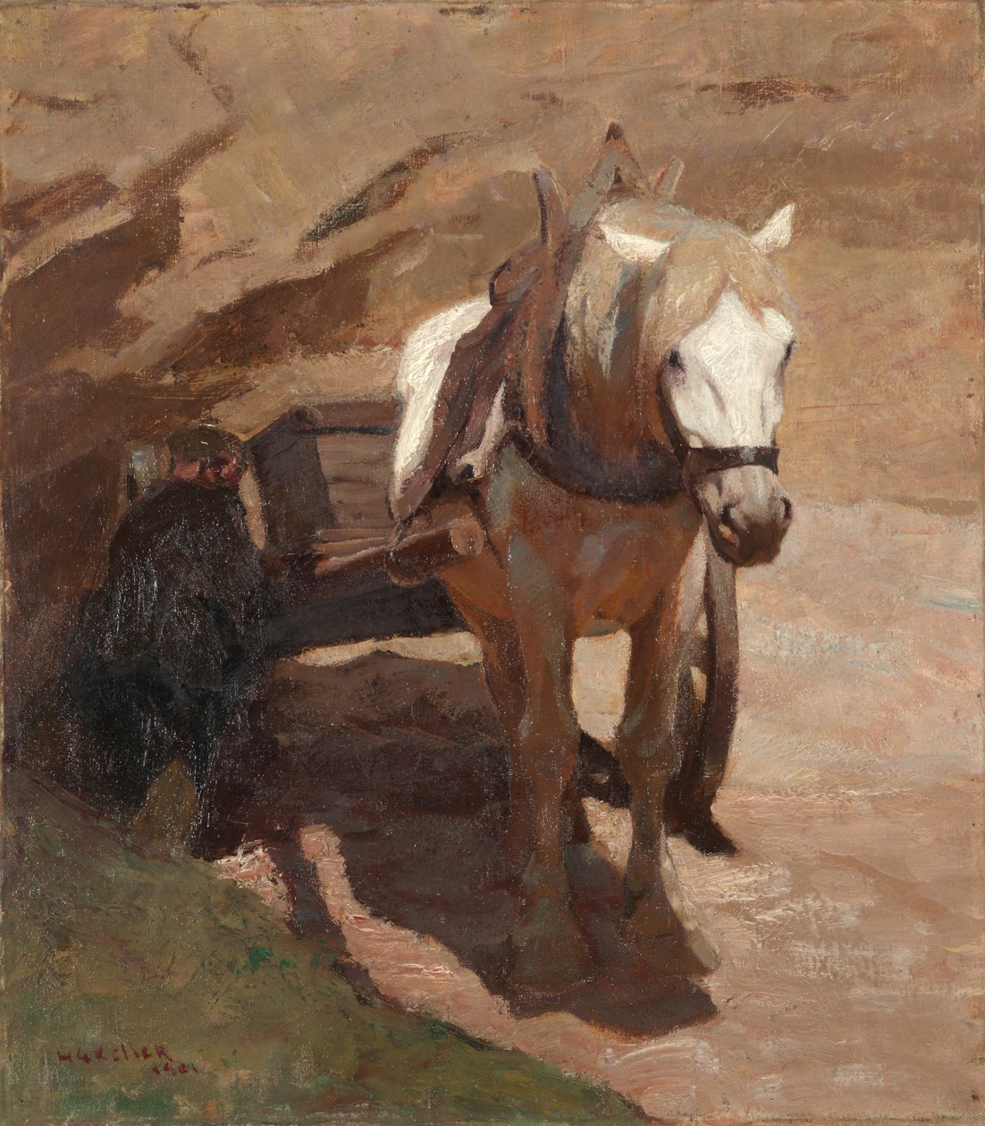 In the Sand-pit by Henry Keller