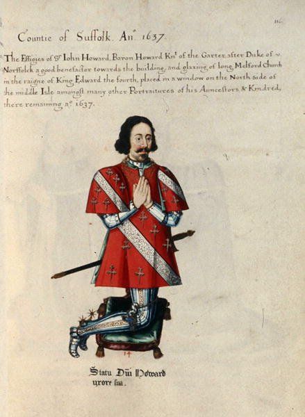 Sir John Howard Baron Howard Knight of the Garter by Henry Lilly