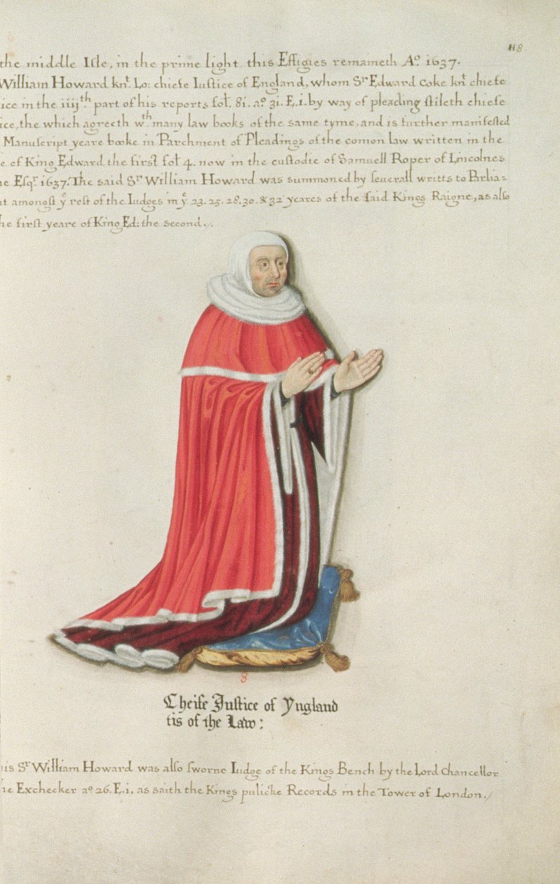 Sir William Howard (d.1308) by Henry Lilly