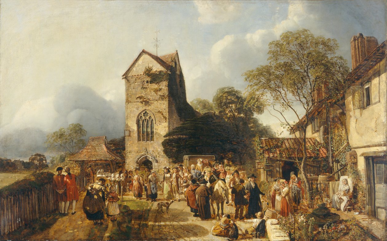 An Old Country Churchyard by Henry Mark Anthony