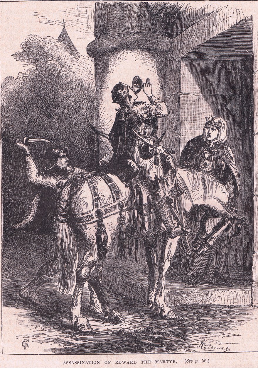 Assassination of Edward the Martyr AD 979 by Henry Marriott Paget