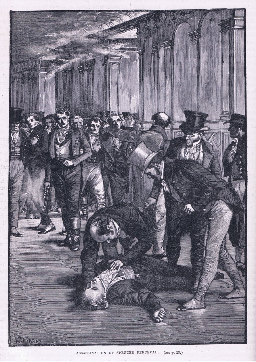 Assassination of Spencer Perceval by Henry Marriott Paget