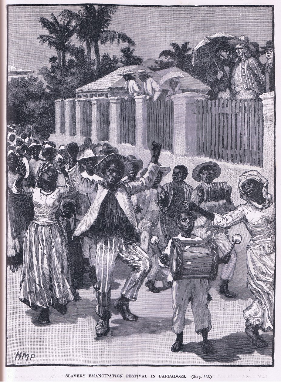Slavery Emancipation Festival in Barbados by Henry Marriott Paget