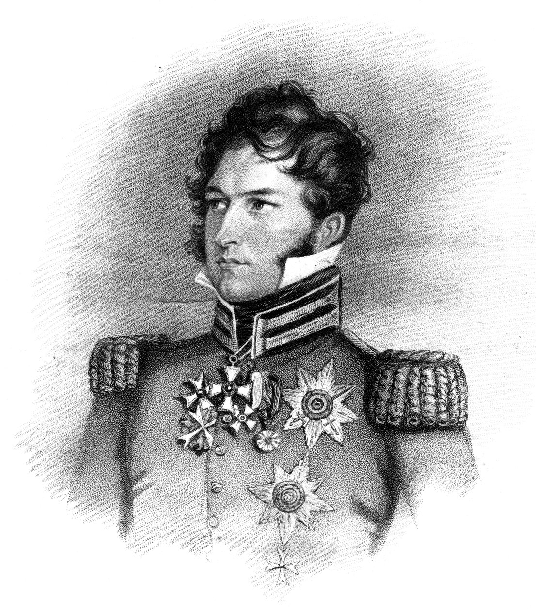 Prince Leopold George Christian Frederick of Saxe-Coburg-Saalfeld by Henry Meyer