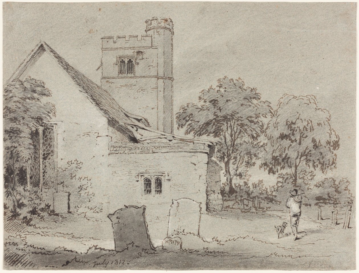 Aldenham Church, Hertfordshire by Henry Monro