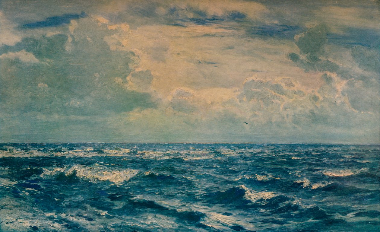 A Silvery Day West of the Needles, Isle of Wight by Henry Moore