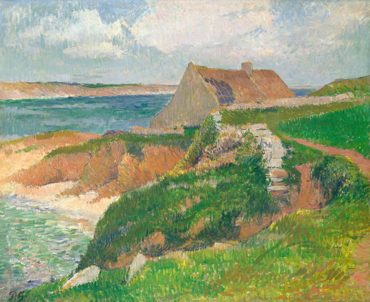 The Island of Raguenez, Brittany by Henry Moret
