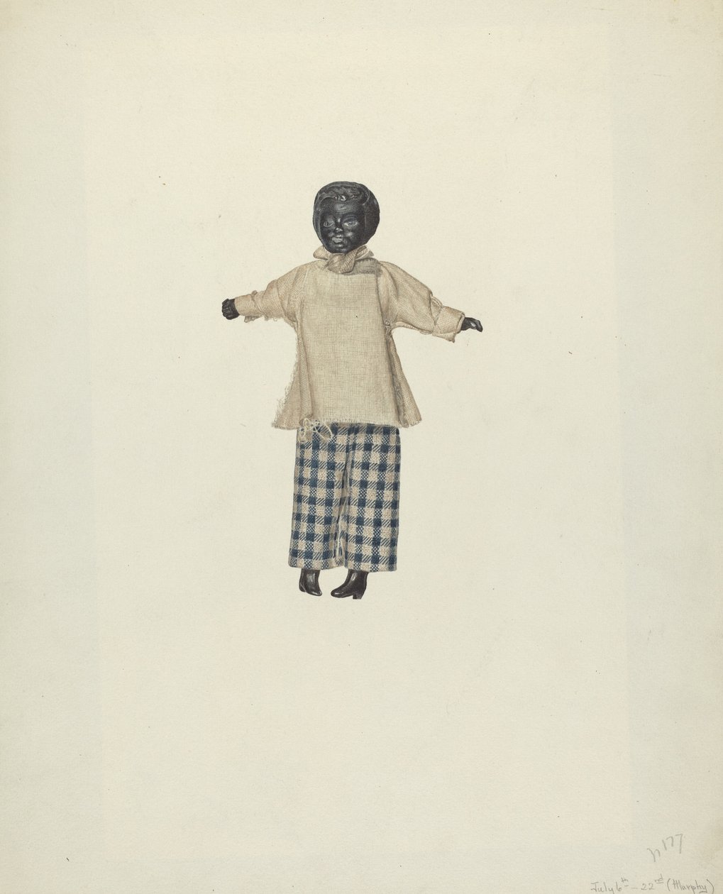 China Headed Black Doll by Henry Murphy
