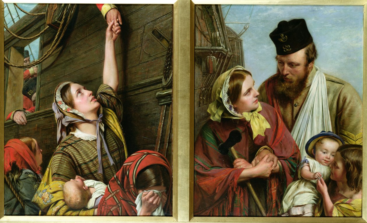 Eastward Ho! August, 1857, and Home Again, 1858 by Henry Nelson ONeil