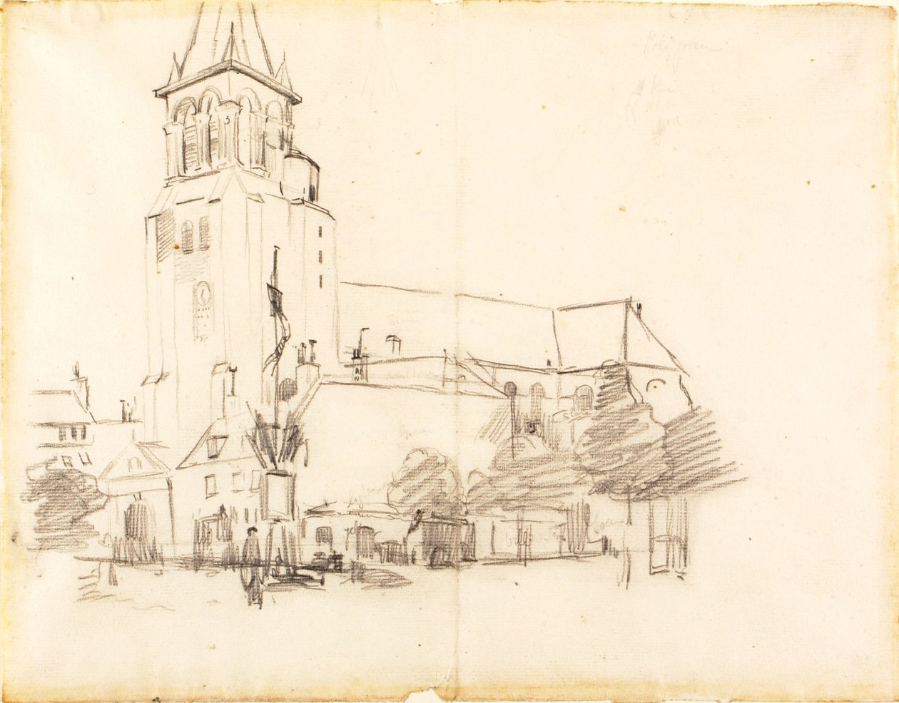 Church, St.-Germain-des-Prés, France by Henry Ossawa Tanner