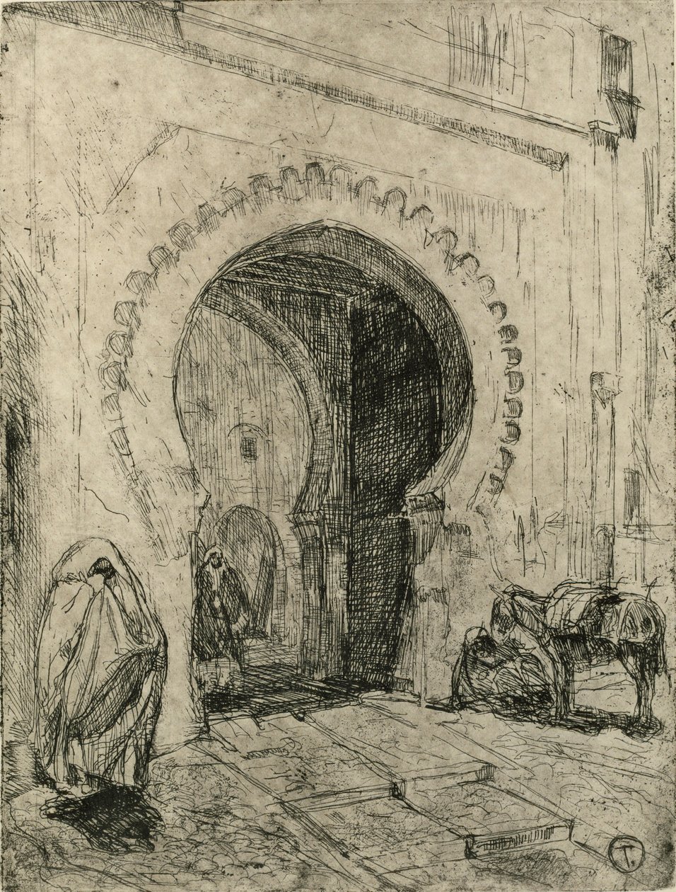 Gate in Tangier by Henry Ossawa Tanner
