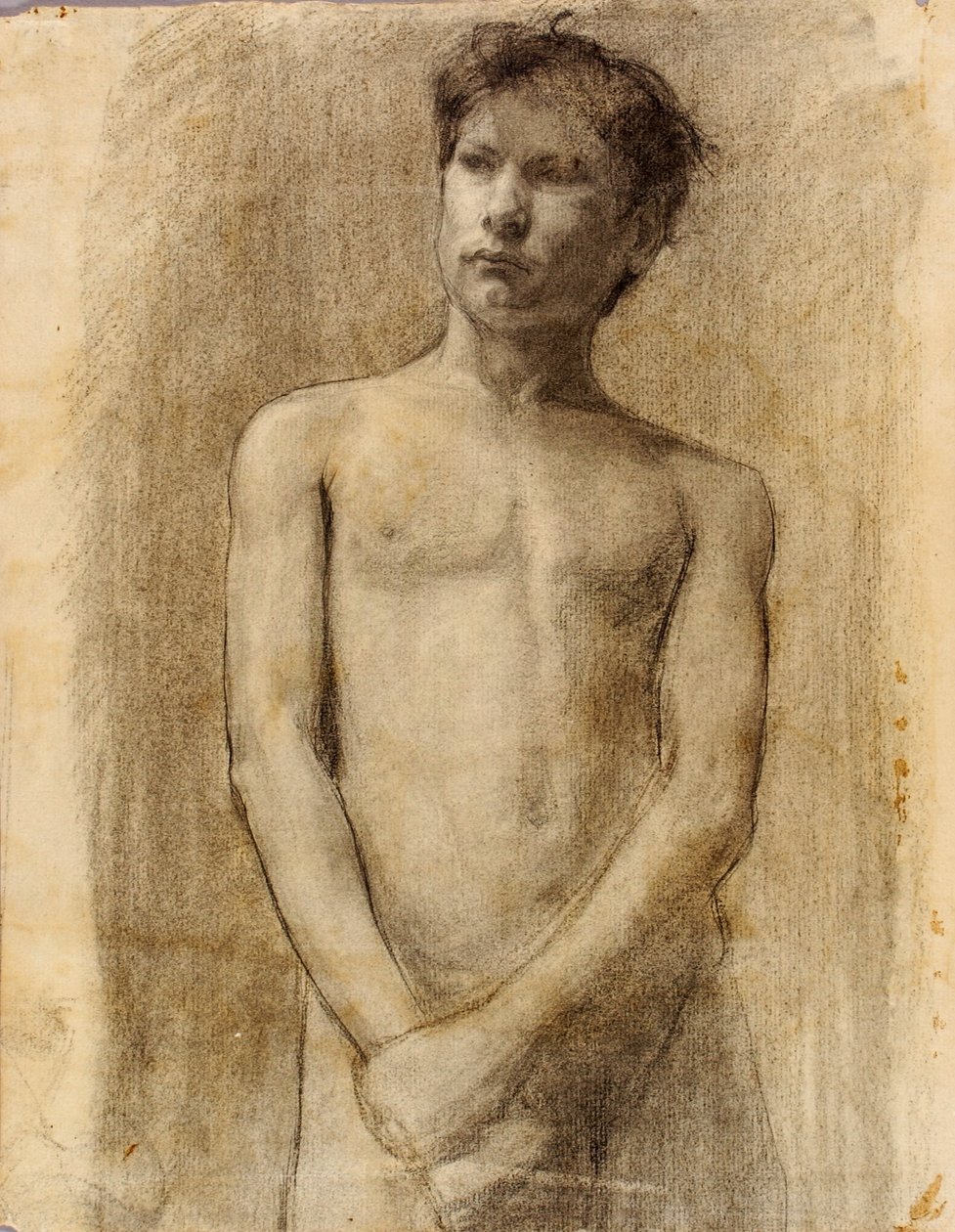 Study of a Young Man by Henry Ossawa Tanner