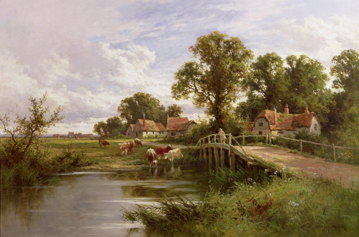 On the Thames near Marlow by Henry Parker